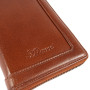 Світло-коричневий шкіряний клатч Ashwood TW01 Chestnut
