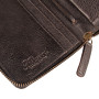 Темно-коричневий шкіряний клатч Ashwood TW01 Brown