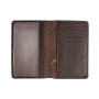 Темно-коричневий шкіряний клатч Ashwood TW01 Brown