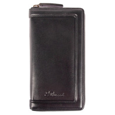 Шкіряний клатч Ashwood TW01 Black