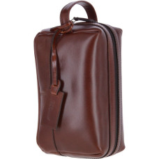 Коричневий шкіряний несесер Ashwood Rudy Brandy