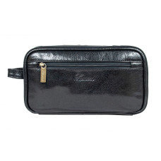 Чорний шкіряний несесер Ashwood 2080 Black