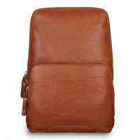 Світло-коричнева шкіряна сумка-слінг Ashwood Leather Slingo Tan
