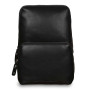 Рюкзак на одне плече чорного кольору Ashwood Leather Slingo Black