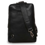 Рюкзак на одне плече чорного кольору Ashwood Leather Slingo Black