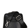 Рюкзак на одне плече чорного кольору Ashwood Leather Slingo Black