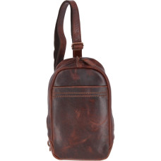 Коричнева шкіряна сумка-слінг Ashwood Leather Perry Vintage Tan