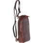 Коричнева шкіряна сумка-слінг Ashwood Leather Perry Vintage Tan