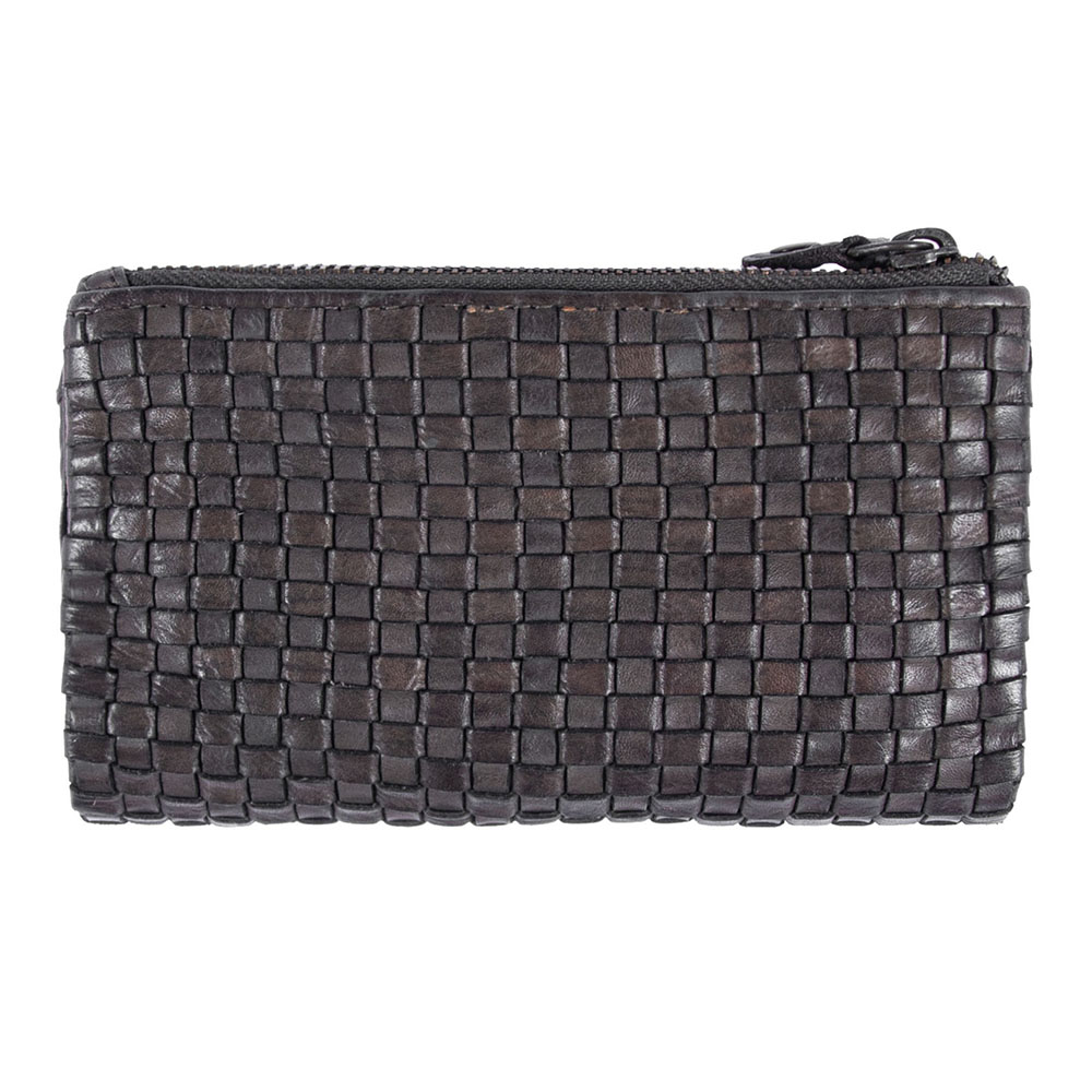 Темно-сірий жіночий гаманець шкіряний Ashwood D83 Dark Grey