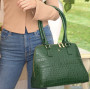 Зелена жіноча сумка зі шкіри Ashwood C53 Green