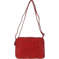 Червона шкіряна сумочка через плече Ashwood D71 Red