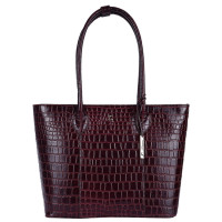 Жіноча бордова сумка зі шкіри Ashwood C56 Bordo