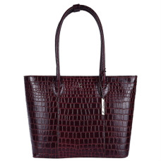 Жіноча бордова сумка зі шкіри Ashwood C56 Bordo