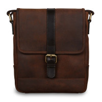 Чоловіча шкіряна сумка через плече Ashwood Leather Toby Tornado
