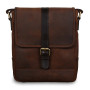 Чоловіча шкіряна сумка через плече Ashwood Leather Toby Tornado