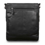 Чоловіча сумка через плече формату А-4 Ashwood Leather 8342 Black