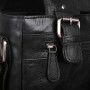 Чоловіча сумка через плече формату А-4 Ashwood Leather 8342 Black