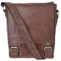 Чоловіча сумка через плече А4 Ashwood Leather 8342 Tan