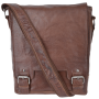 Чоловіча сумка через плече А4 Ashwood Leather 8342 Tan