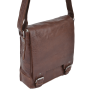 Чоловіча сумка через плече А4 Ashwood Leather 8342 Tan