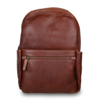 Коричневий чоловічий шкіряний рюкзак Ashwood Leather James Chestnut