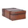 Урожай шкіряний чемодан Ashwood Leather Morgan Tan