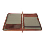 Коричнева шкіряна папка для документів Ashwood Leather Noah Vintage Tan