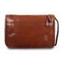 Несесер шкіряний із гладкої шкіри Ashwood Leather 89145 Chestnut Brown