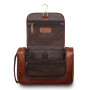 Несесер шкіряний із гладкої шкіри Ashwood Leather 89145 Chestnut Brown