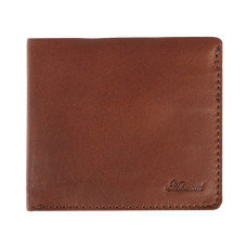 Тонкий шкіряний портмоне чоловічий Ashwood 1882 Chestnut