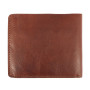 Тонкий шкіряний портмоне чоловічий Ashwood 1882 Chestnut
