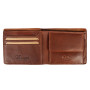 Тонкий шкіряний портмоне чоловічий Ashwood 1882 Chestnut