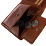 Тонкий шкіряний портмоне чоловічий Ashwood 1882 Chestnut