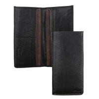 Чоловічий шкіряний портмоне Ashwood Leather 1558 Black