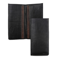 Чоловічий шкіряний портмоне Ashwood Leather 1558 Black