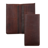Тонкий чоловічий гаманець коричневого кольору Ashwood Leather 1558 Tan