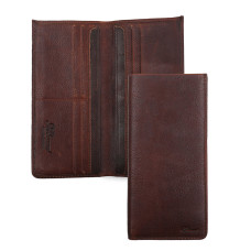 Тонкий чоловічий гаманець коричневого кольору Ashwood Leather 1558 Tan