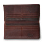 Тонкий чоловічий гаманець коричневого кольору Ashwood Leather 1558 Tan