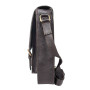 Чоловіча шкіряна сумка через плече із клапаном Ashwood Leather Josh Dark Brown