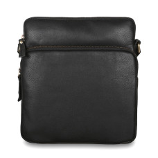 Чоловіча шкіряна сумка через плече Ashwood M52 Black