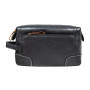 Чорний шкіряний несесер для чоловіків Ashwood 4557 Black