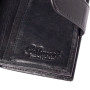 Маленький женский кошелёк из гладкой телячьей кожи Ashwood V61 Black