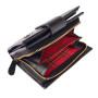Маленький женский кошелёк из гладкой телячьей кожи Ashwood V61 Black