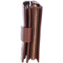 Коричневый женский кошелёк из гладкой телячьей кожи Ashwood V61 Chestnut