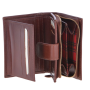 Коричневый женский кошелёк из гладкой телячьей кожи Ashwood V61 Chestnut