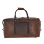 Велика дорожня сумка із вінтажної шкіри Ashwood Marcus Holdall Brown