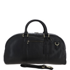 Шкіряна дорожня сумка Ashwood Leather M-58 Black