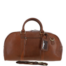 Шкіряна дорожня сумка коричневого кольору Ashwood Leather M-58 Tan