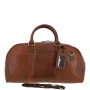 Шкіряна дорожня сумка коричневого кольору Ashwood Leather M-58 Tan