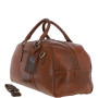 Шкіряна дорожня сумка коричневого кольору Ashwood Leather M-58 Tan